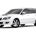 Sleek White Station Wagon Car With Modern Design Alloy Wheels And Front Fascia