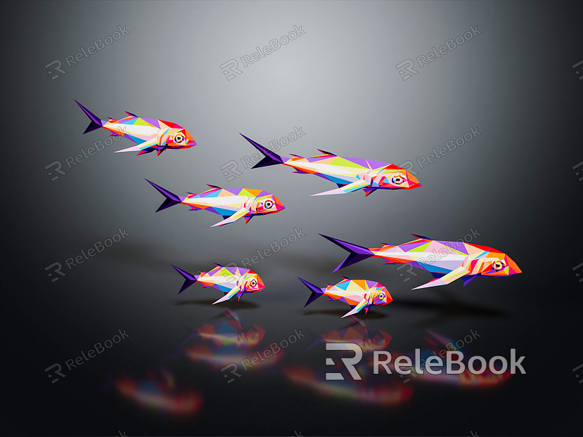 Modern Fish Carto Fish model