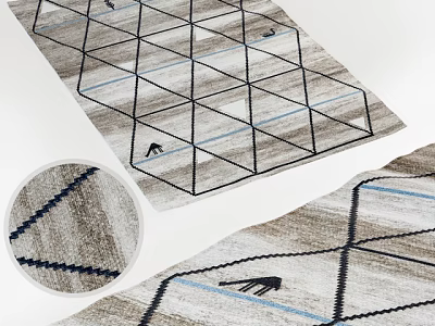 Square carpet 3d model