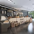 Modern Bakery 3d model