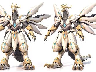 Sci-fi Machine Dragon Monster Dragon 3d model