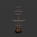 Modern Sailing Cartoon Sailing 3d model
