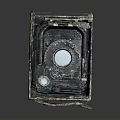 Vintage Folding Camera Classic Electronics Device With Retro Design And Old Fashioned Style
