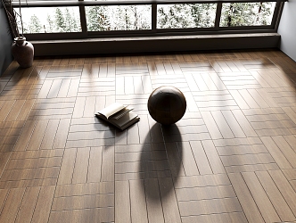 Wood floor 3d model