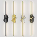 Stylish Modern Wall Lamps With Black Gold Silver Finishes And Sleek Curved Design