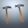 Industrial Equipment Claw Hammers With Wooden Handles And Metal Heads