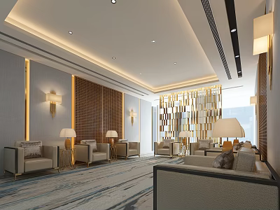 Modern Reception Room Meeting Room 3d model Modern Reception Room Meeting Room 3d model