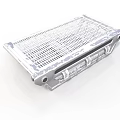 Sturdy Metal Grid Equipment Tray Featuring Reinforced Handles and Industrial Design