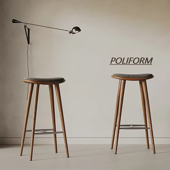 Antique Style Bar Chair, Silent Style Bar Chair, Bar Stool, Leather Chair, Bar Chair 3d model