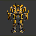 Bumblebee Transformers Robot Toy Sci-Fi Robot Figure 3d model