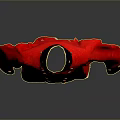 Red Uniform Coat As Daily Item With Gold Buttons Black Collar Cuffs Split Back Hem
