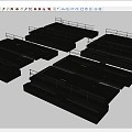 Sci-fi Panel Piping Assembly Equipment Pavement Deck 3d model