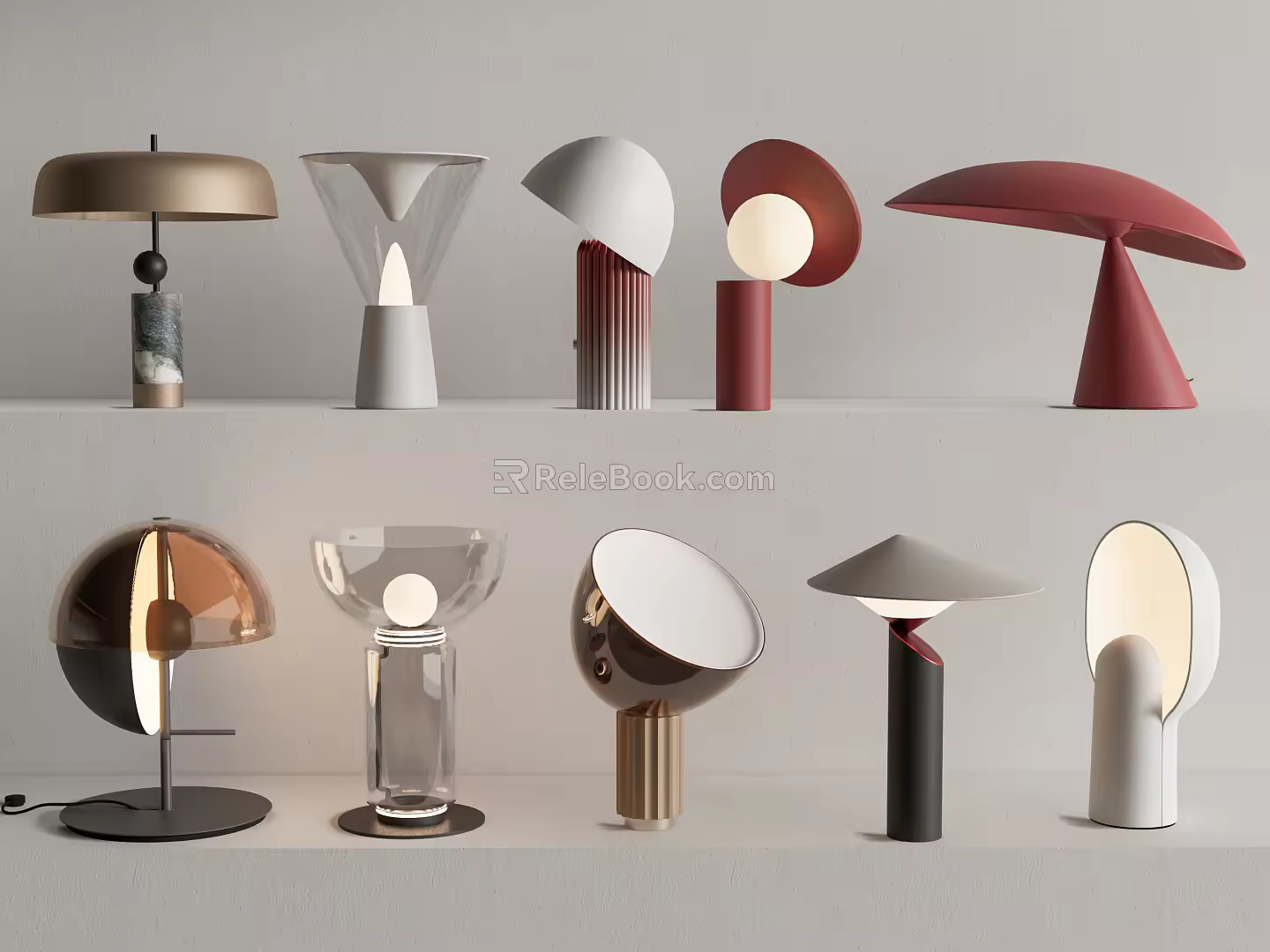Modern Table Lamp Table Lamp Combination 3d model