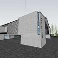 Modern Architecture Art Architecture Tea Museum 3d model