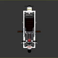 NASA Logo Themed Bicycle With Modern White Frame And Stylish Design
