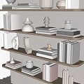 Modern ornaments combination ornaments 3d model