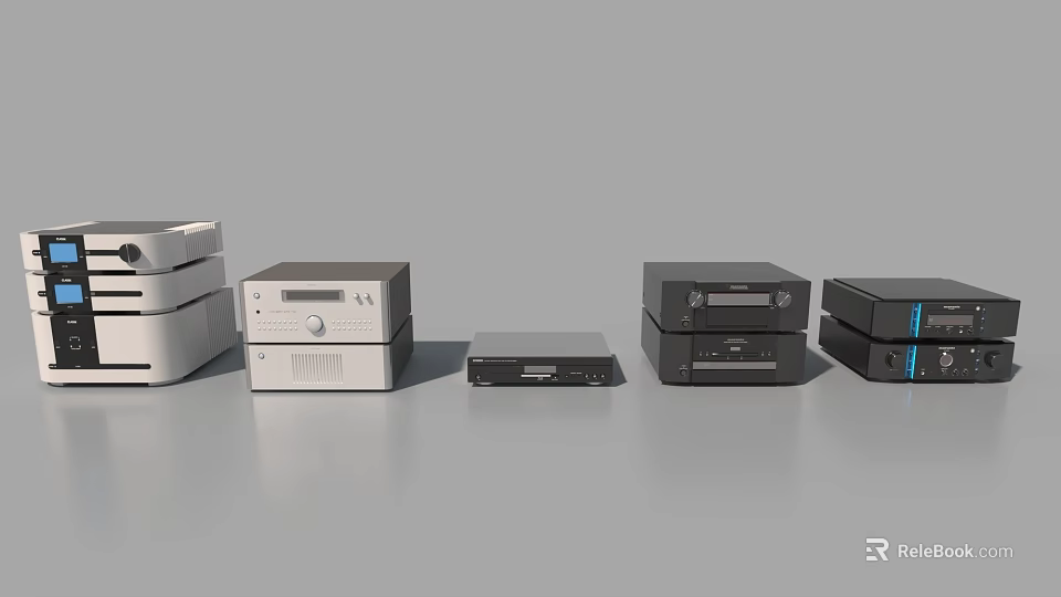 Office Appliances Including Printers Copiers And Scanners For Modern Workspace 3d model 