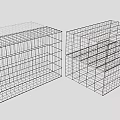 Metal Wire Storage Baskets With Multi Layer Open Design For Closet Organization