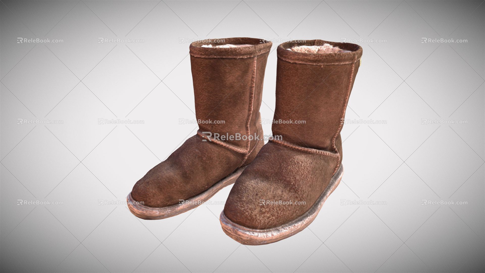 Modern Boots 3d model