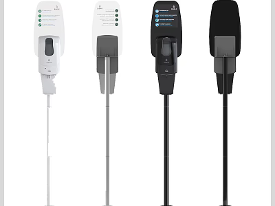 Modern Medical Devices With Various Designs Digital Displays And Control Buttons 3d model