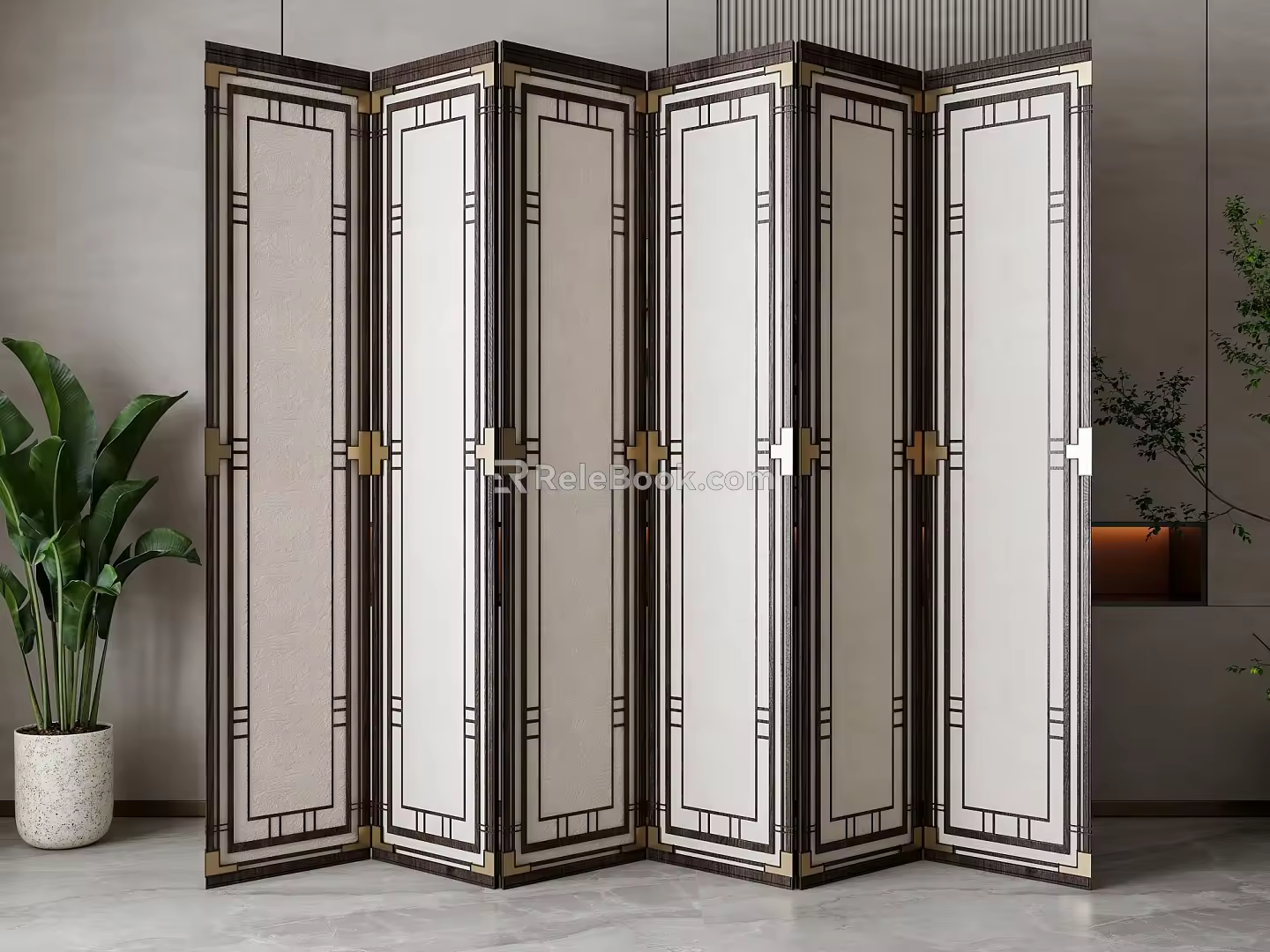 Screen partition 3d model