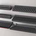 New Chinese-style Eaves Chinese-style Building Components 3d model