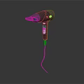 Black Modern Hair Dryer With Ergonomic Handle Control Button And Power Cord