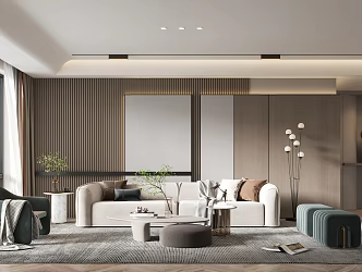 Modern Living Room Living Room Combination 3d model