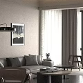 Sleek Brown Leather Leisure Chair In Modern Interior With Neutral Tones