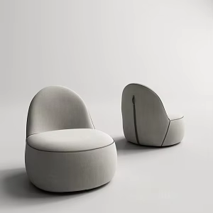 Single sofa 3d model