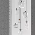Modern Glass Pendant Lights Showcasing Various Textured And Transparent Design Styles