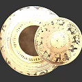 Ancient Traditional Clay Pot With Ornate Lid And Detailed Animal Motifs