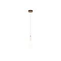 Modern Transparent Glass Pendant Light With Sleek Cylindrical Design For Interior Spaces