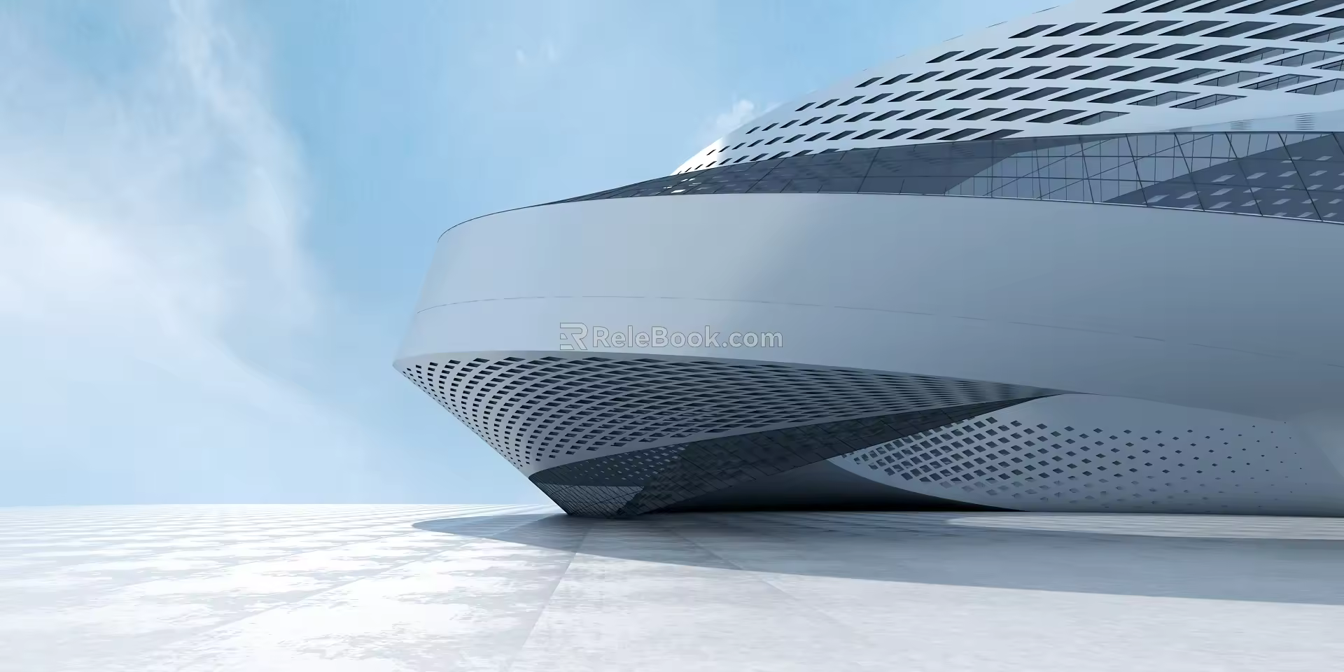 modern architecture abstract art architecture 3d model