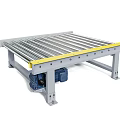 Industrial Equipment Roller Conveyor With Metal Rollers Motor Driven Frame For Material Handling
