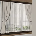 Elegant Sheer Curtains With Soft Linen Drapes And Tiebacks For Modern Window Space