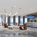 Modern Coffee Bar Interior Design With Blue Counter Bar Stools Coffee Machines And Plants