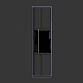Modern Wardrobe With White And Gray Double Doors Drawers Shelves Folded Clothes And Storage Boxes
