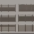 Various Wooden Fence Designs With Lattice Slatted Arched And Panel Patterns