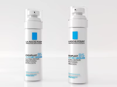 La Roche Posay Cicaplast B5 Soothing Repair Skincare Emulsion Moisturizing Lotion 3d model