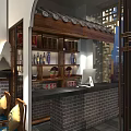 Elegant Chinese Restaurant Interior With Wooden Ceiling Screens And Yellow Cushioned Chairs