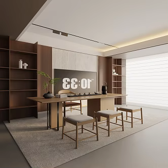 Modern Tea Room 3d model