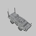 Guardian Armored Security Vehicle 3d model