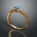 Elegant Luxury Gold Ring Design With Central Diamond And Side Stones