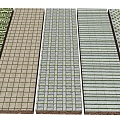 Modern grass-planting brick paving stone paving 3d model