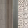 Wall Tiles Design With Diverse Textures And Patterns 3d model