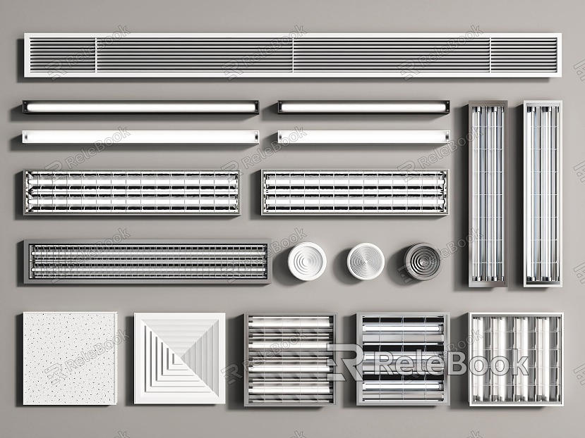 Modern Grille Lamp model