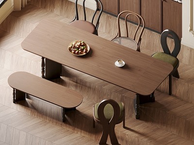 Middle style dining table model