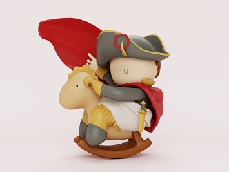 Modern Toy Napoleon Crossover the Alps 3d model