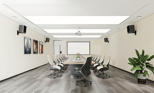 Modern Meeting Room Office 3d model